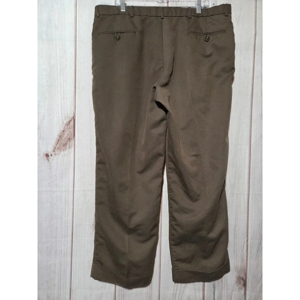 Dockers Recode Mens Brown Pleated Chino Pants Size 40x29‎